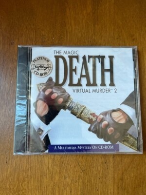 UNOPENED --Vintage ''The Magic Death Virtual Murder 2''  Mystery PC Game 1993 CD 