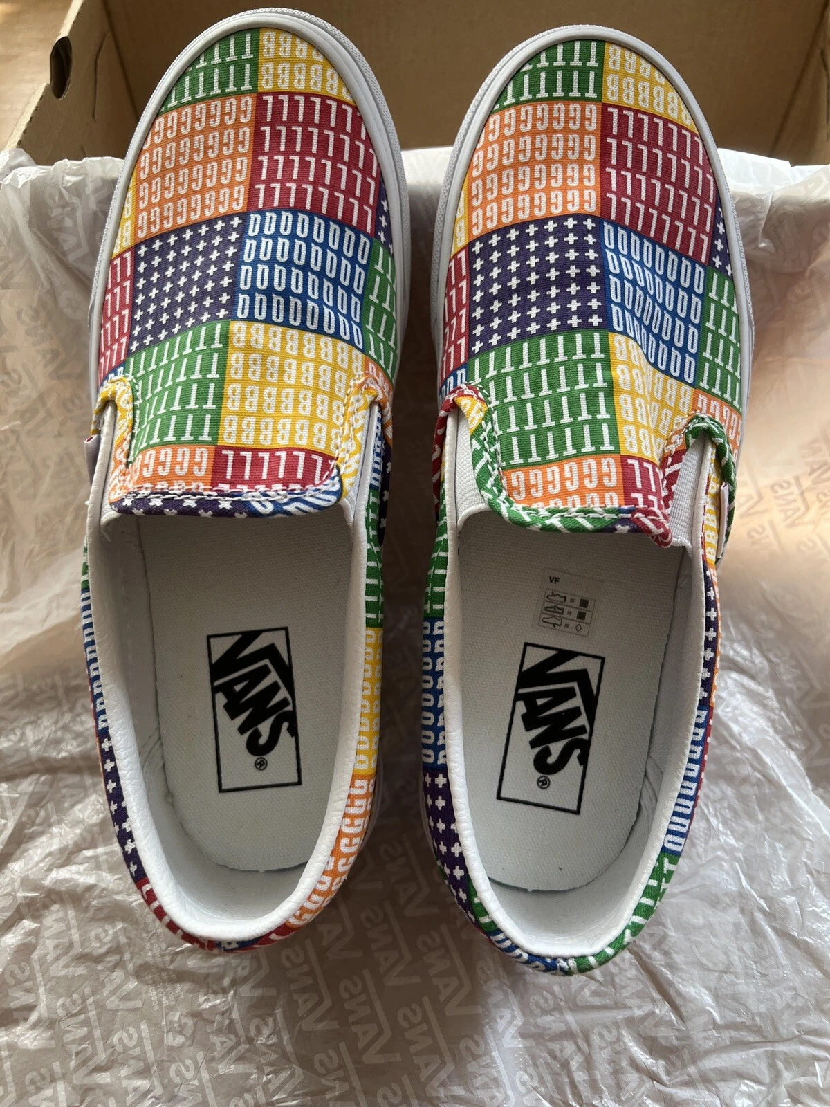PRIDE Vans Classic Slip On Pride taglia 5
