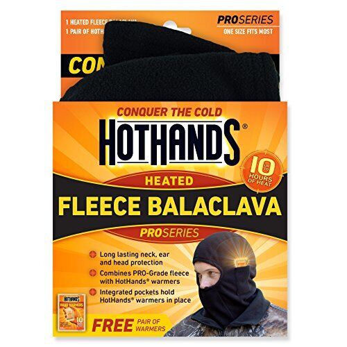 Hothands BALACLAVABLK Hot Hands Fleece Balaclava - Black One Size,  - Picture 1 of 4