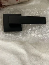 Black Single Dummy Door Lever (Set of 10)