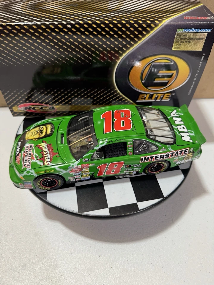 RARE Bobby Labonte ELITE #18 Interstate Batteries Frankenstein 2000 1:24 Diecast - Image 2 of 4