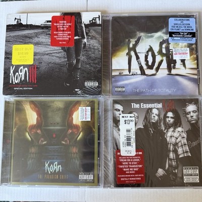 Korn CD Lot Remember Who You Are Path Of Totality Paradigm Shift 4 CDs Sealed
