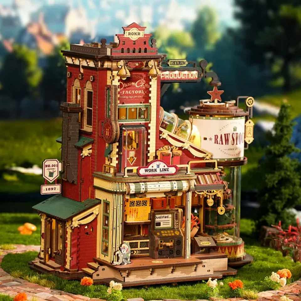 ROKR Christmas Dream Gift Factory Wooden Music Box. New 100% - Image 2 of 4