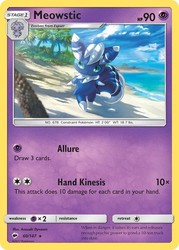 Meowstic 60/147 Burning Shadows Rare