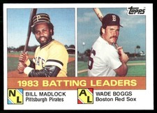1984 Topps #131 Bill Madlock | Wade Boggs HOF [NM] [Base Set Baseball Card]