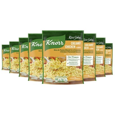 Knorr Rice Side Dish, Creamy Chicken, 5.7 Ounce (Pack of 8), Chicken 