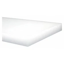 Zoro Select 1Zaj8 Off-White Hdpe Sheet Stock 24" L X 12" W X 1.500" Thick