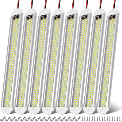 12V LED Interior Light Bar, 120Leds 1500LM 8W DC 12 Volt Led Strip Lights with O
