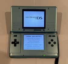 Nintendo DS Original System Console Sky Blue With Charger Works Great 2004 Read