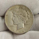 1926 S US Peace Silver Dollar $1 F + (Cleaned,Rim Nick)