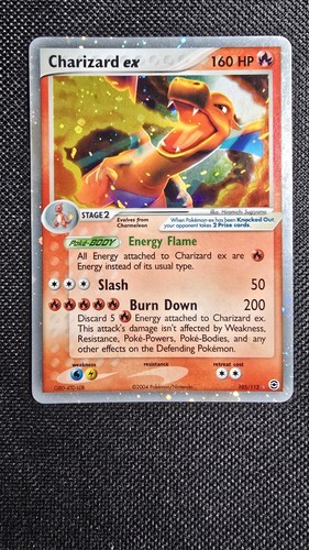 2004 POKEMON EX FIRE RED & LEAF GREEN 105 CHARIZARD EX-HOLO 