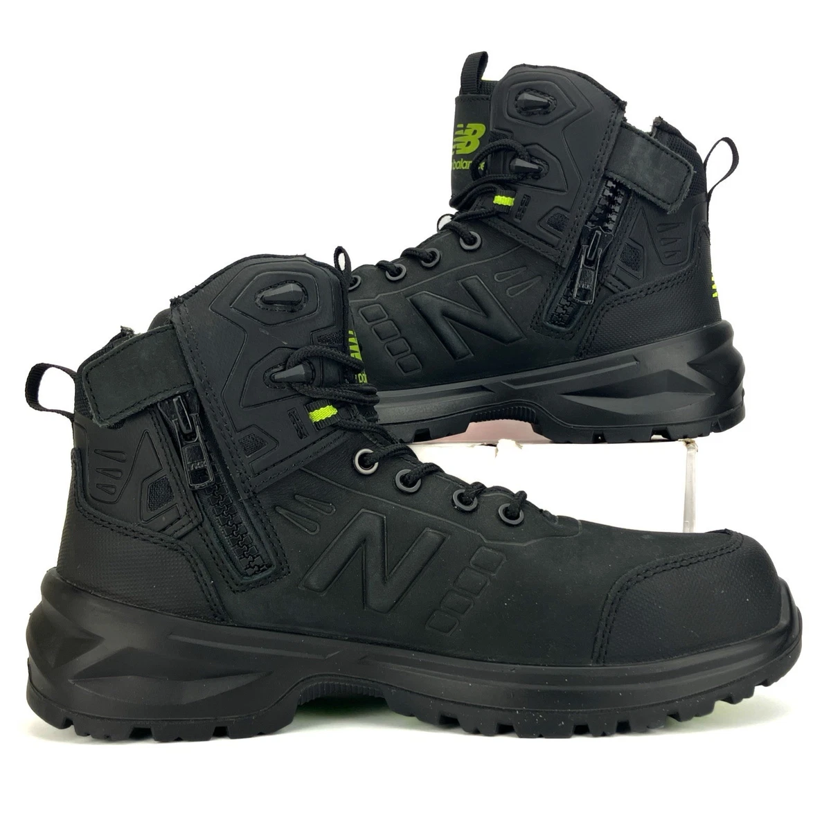 New Balance Calibre Composite Toe Boots - Men's Size 8 Wide 'Black' Size Zip