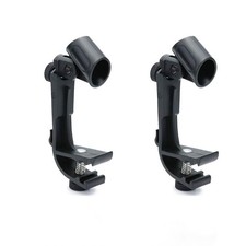 Drum Microphone Holder,Adjustable Handheld Microphone Mount Clip, Drum Rim Clamp