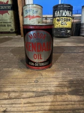 Vintage Full Kendall Motor Oil 1 Quart Can