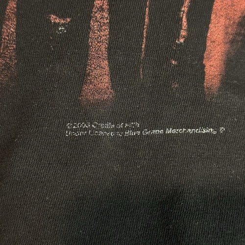 Vintage 2003 Cradle Of Filth Damnation Every Day US Tour Shirt XL Black Metal - Picture 3 of 5