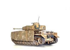Minitank, Roco + Artitec, 1:87 H0 Panzer IV 7,5.  Militär,  WW 2, Wehrmacht