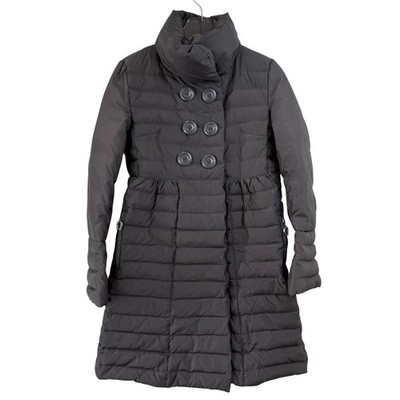 Y2K Betsey Johnson Women SMALL Down Puffer Double Breasted COAT BABYDOLL
