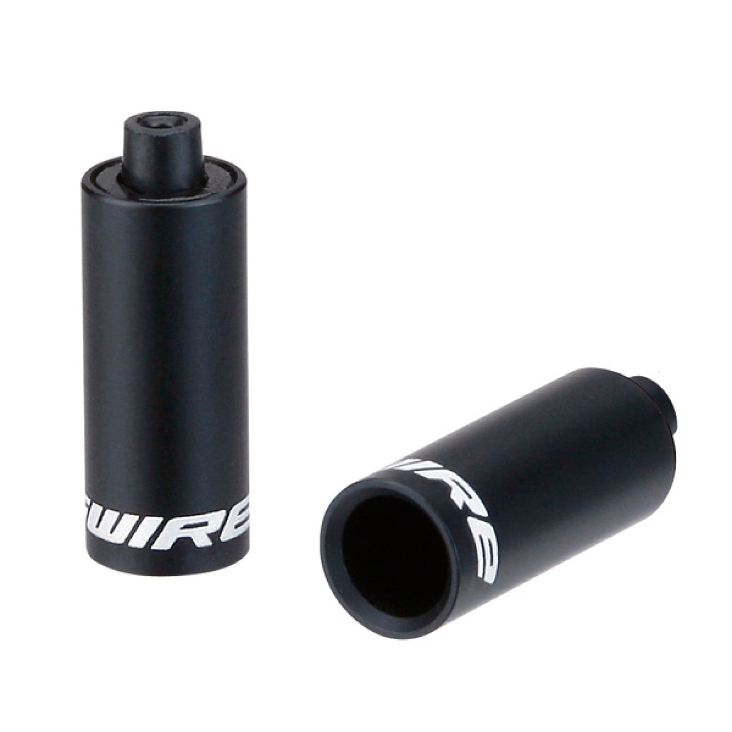 Embout de gaine dérailleur 4,5mm en alliage tressé noir pour finition haut de gamme