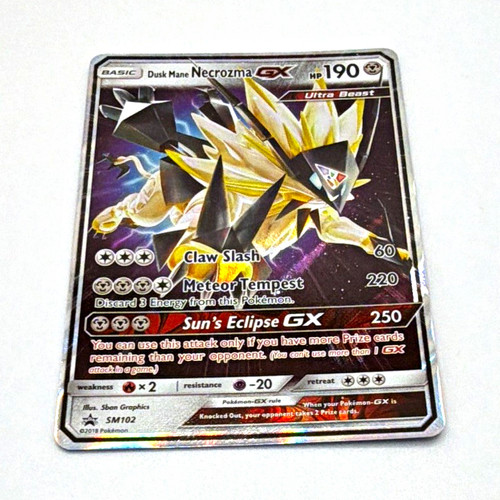 Pokemon TCG Dusk Mane Necrozma GX 90/156 SM-Ultra Prism Ultra Rare Holo 190 HP