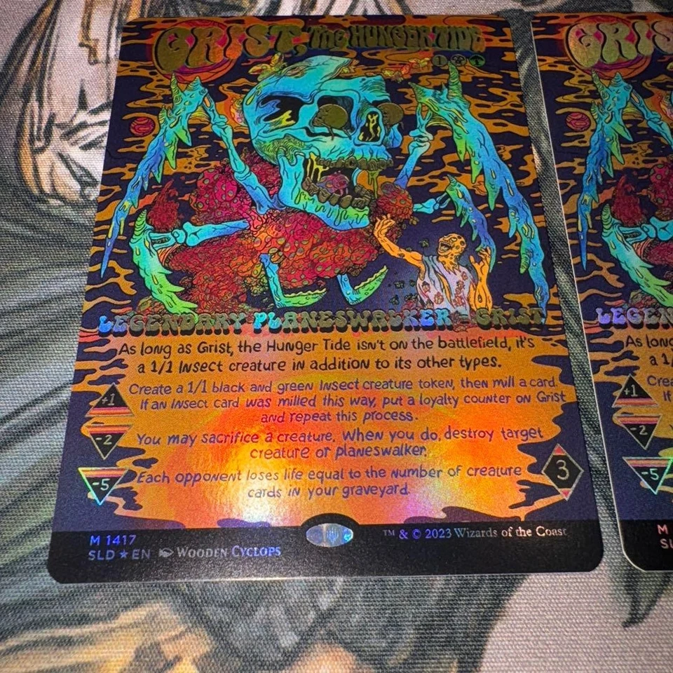 MTG Grist Foil Tide of Hunger Card Set of 2 Collectible Magic The Gathering - Image 3 of 4