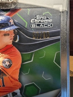 2023 Topps Chrome Black KOREY LEE 57/99 RC AUTO Green Refractor