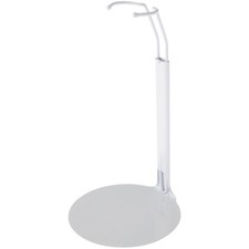 Plymor DSP-5125W White Adjustable Doll Stand, fits 10-12 inch Slim Waist Dolls