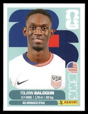 2026 USA Fifa World Cup Panini Sticker FOLARIN BALOGUN United States USA20