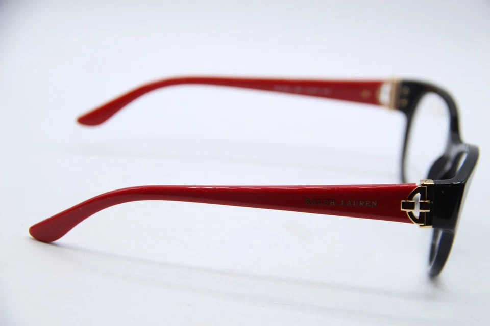 NUEVAS GAFAS RALPH LAUREN RL 6150 5001 NEGRO ROJO ORO MONTURAS AUTÉNTICAS 51-19 Foto 4 de 4