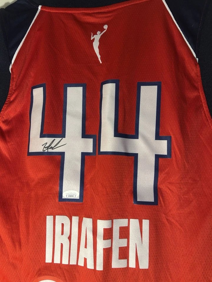 Kiki Iriafen Signed Washington Mystics Jersey Autographed JSA COA - Image 2 of 4