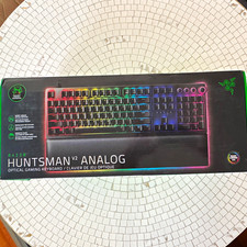 Razer Huntsman V2 Analog Optical Gaming Keyboard Illuminated Wrist Rest Black