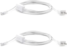 10FT T5 T8 LED Tube Light Power Extension Cord with On/Off Switch US Plug