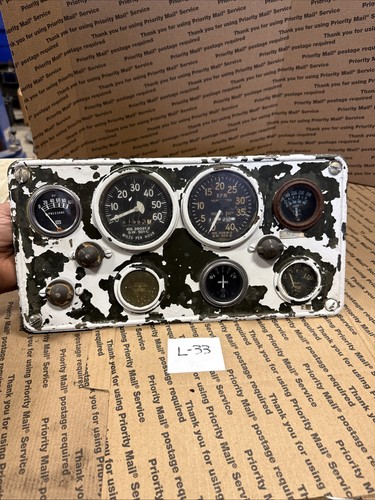 Military Instrument Panel Military Truck Complete Instrument Panel Cluster Gauge M35A2 M35 Used ...