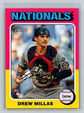 2024 Topps Herritage High Number #613 Drew Millas RC MLB Washington Nationals