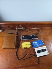 Minolta Pocket Autopak 470 Film Camera with Flash Case - Untested