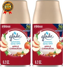 Automatic Spray Refill, Apple Cinnamon Scented Air Freshener for Home / Bathroom