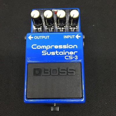 USED BOSS CS-3 Compression Sustainer  Black Label ACA Guitar Effect Pedal Tested