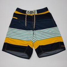 Patagonia Board Shorts Mens 30 ColorBlock Nylon Drawstring Unlined Swim Trunks
