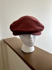 Brixton Hooligan Baggy Snap Cap Dark Brick Cord Size Xl