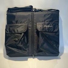 Eddie Bauer Stadium Chair Pad/ Convertible Baby Changer Carry All Black 29x19