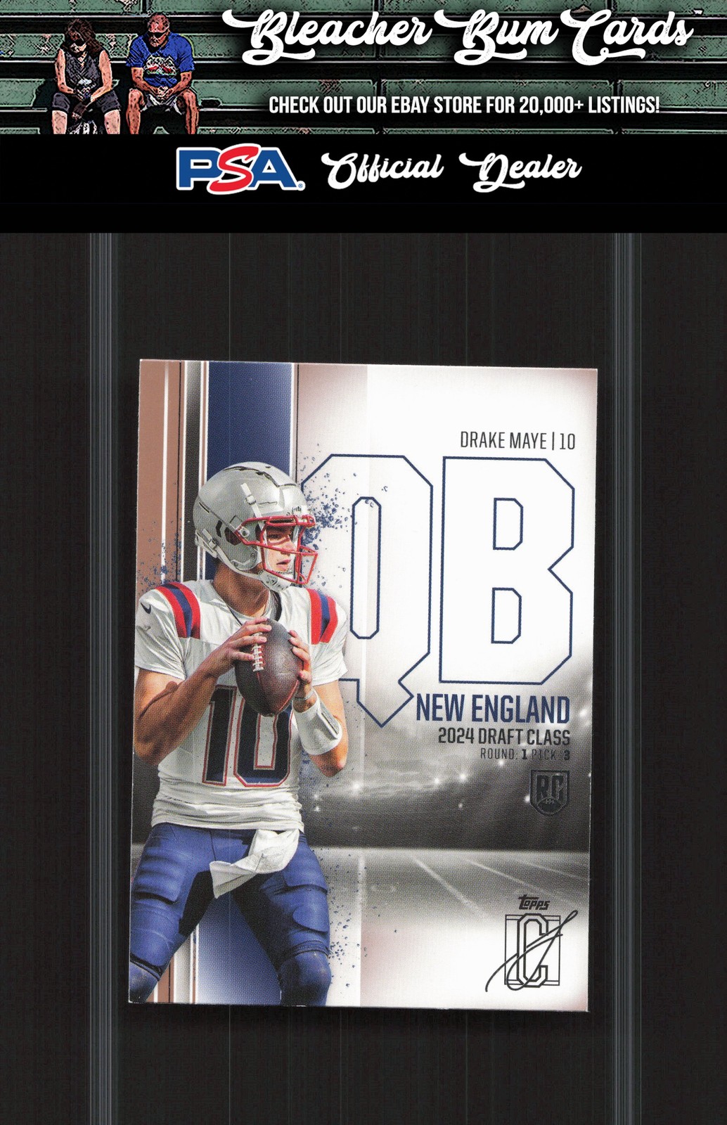 2024 Topps Signature Class 152 Drake Maye Bronze Rookie