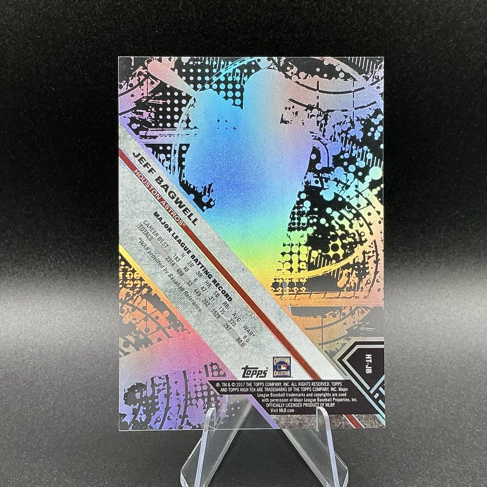 2017 Topps High Tek - Jeff Bagwell #HT-JB Pattern 1A - Image 2 of 2