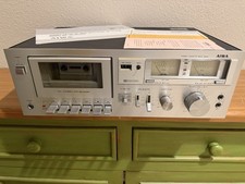 AIWA 1980 Stereo Cassette Deck With Dolby NR System And Manual - Model AD-M200U