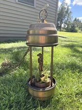 Vintage 70s Oil Rain Swag Lamp