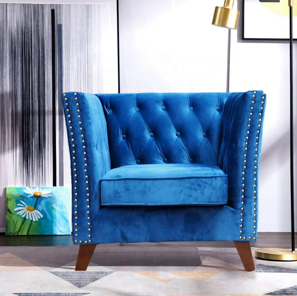 CAMDEN PREMIUM BROWN AIR SUEDE LEATHER TUB CHAIR ARMCHAIR DINING LIVING