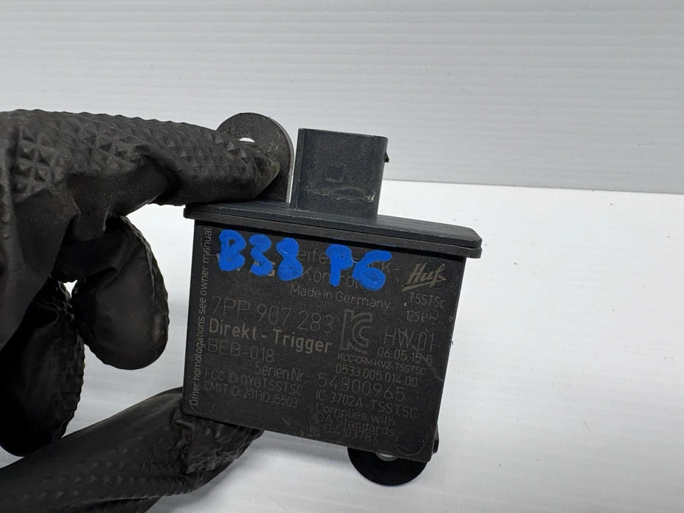 Sensor de presión de neumáticos Porsche Cayman 2014 TPMS 7PP907283 14-16 Foto 4 de 4