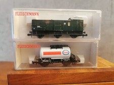 Fleischmann Postwagen 8095 und Kesselwagen 5410K Esso