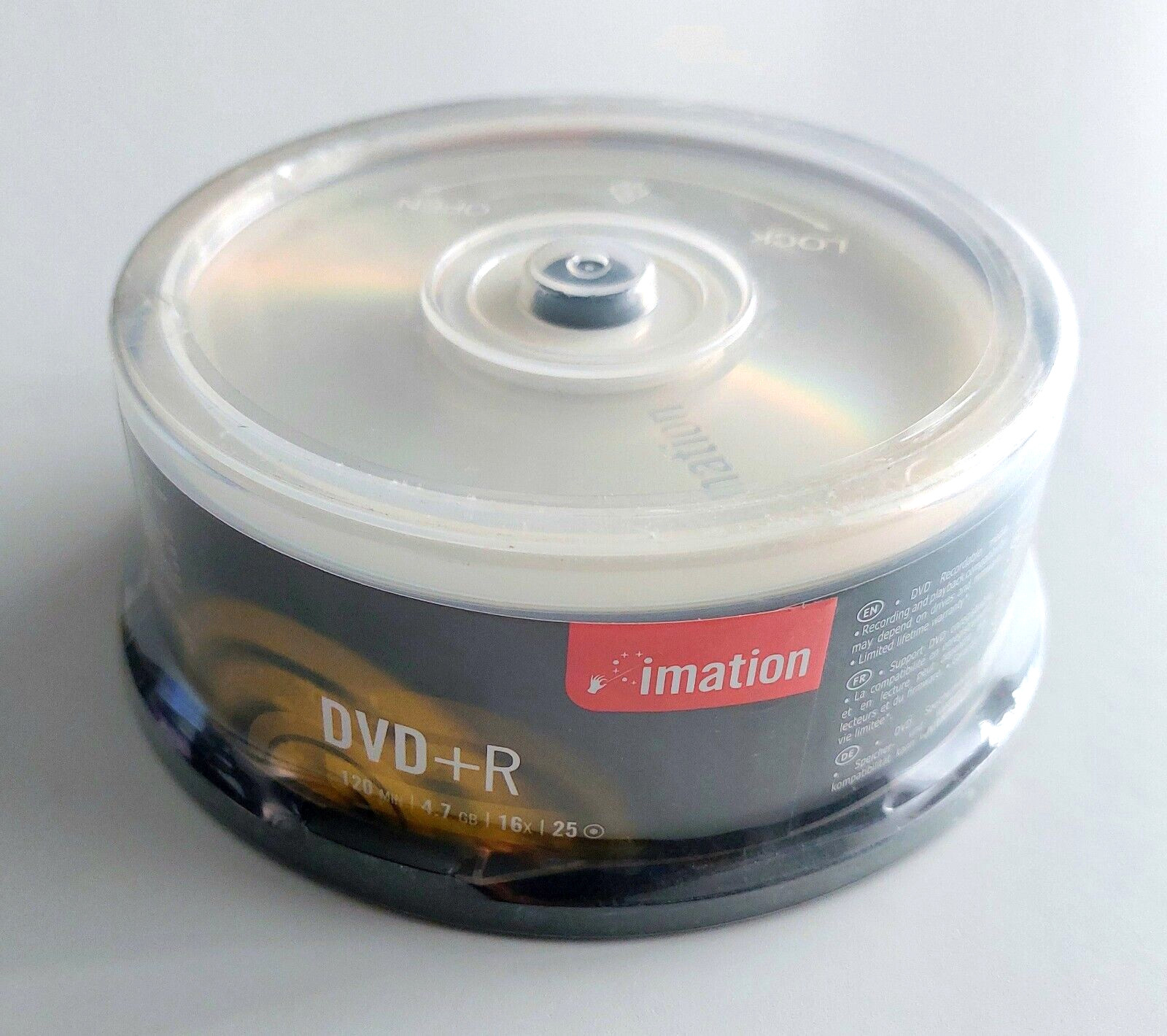 DVD+R 4.7 Go Imation pour sauvegarder vos vidéos de famille en 120 min