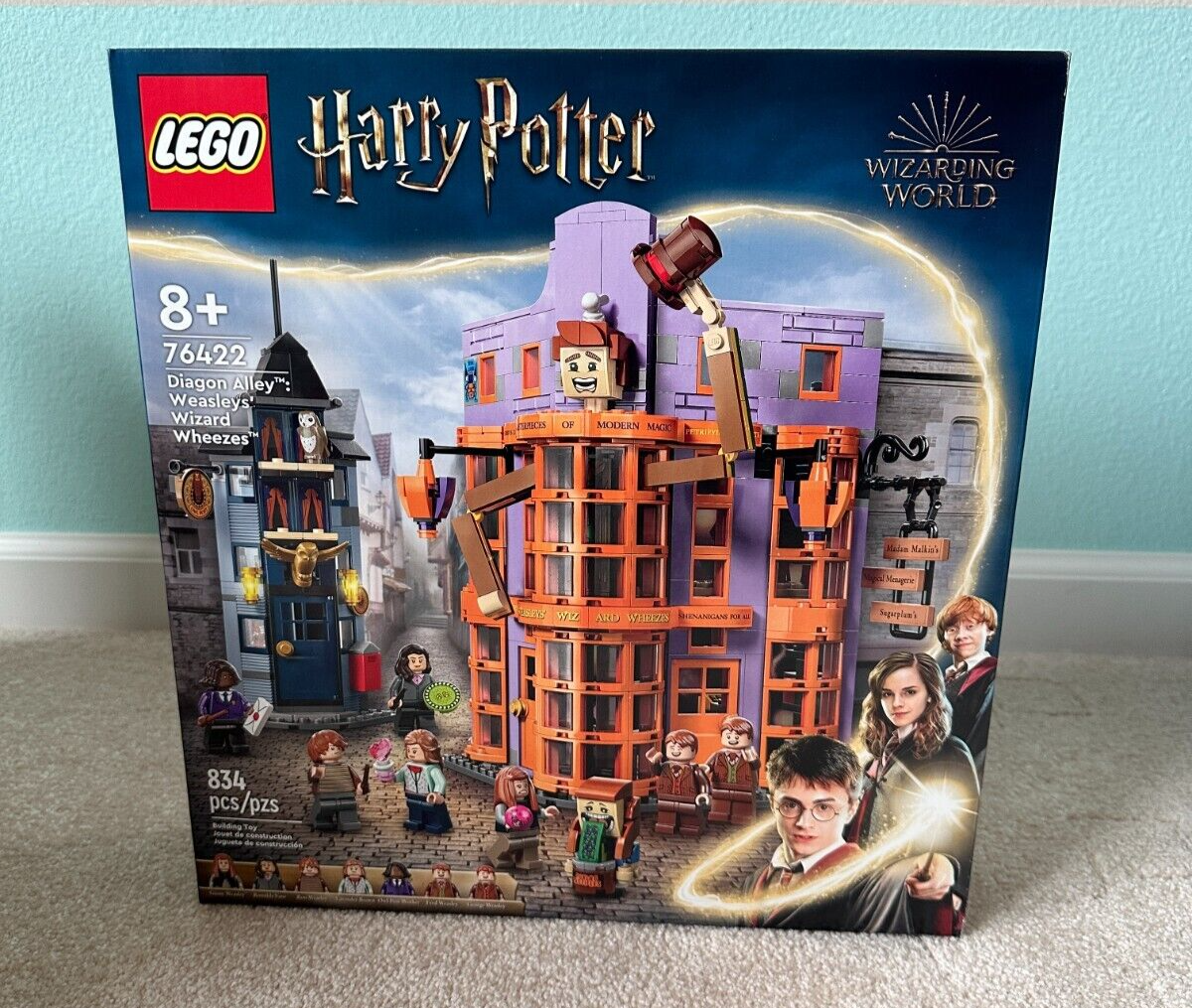 LEGO 76422 Harry Potter Diagon Alley Weasleys' Wizard Wheezes New in Sealed Box