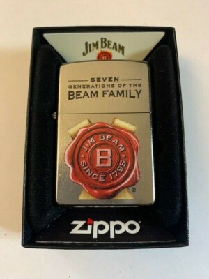 ZIPPO Feuerzeug Klassiker Neuverpackt ''Jim Beam Family'' 6004201 207 street chrom