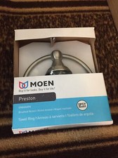 Moen - Preston - Towel Ring - Brushed Nickel - DN8486BN - New